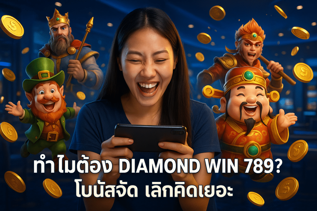 ทำไมต้อง DIAMOND WIN 789? โบนัสจัด เลิกคิดเยอะ