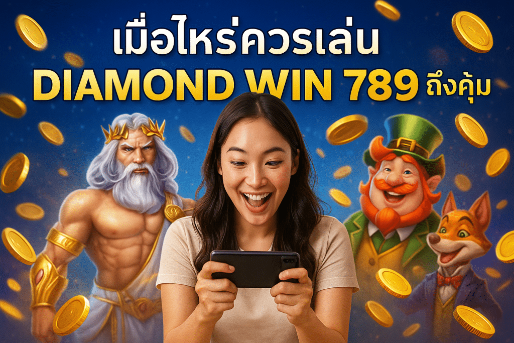 เมื่อไหร่ควรเล่น DIAMOND WIN 789 ถึงคุ้ม