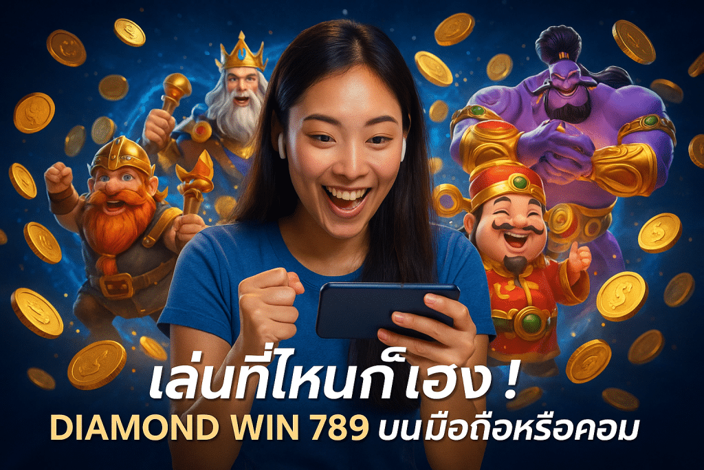 เล่นที่ไหนก็เฮง! DIAMOND WIN 789 บนมือถือหรือคอม