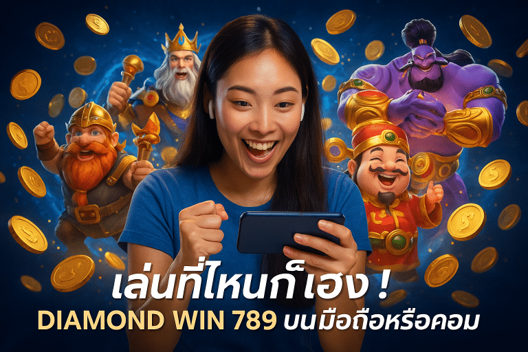 เล่นที่ไหนก็เฮง! DIAMOND WIN 789 บนมือถือหรือคอม